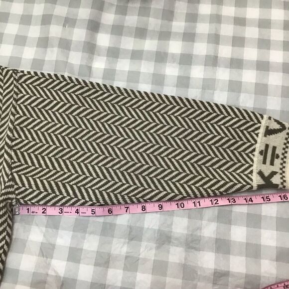 THALIE chunky knit wool blend sweater small neutral tones fall winter co… - Picture 12 of 15